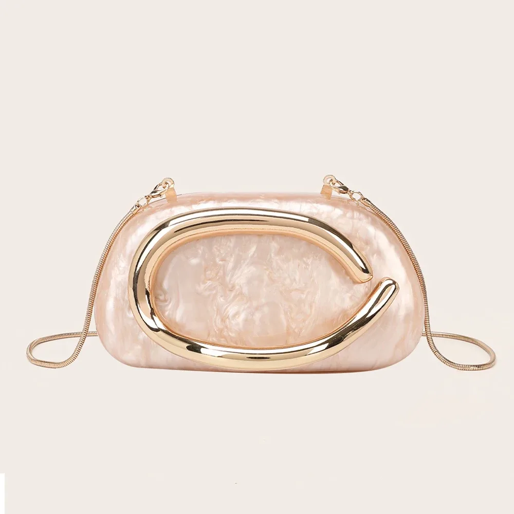 mode femmes sac à main mariée métal or femmes luxe soirée banquet pochette épaule mariage sac à main fête sac à bandoulière