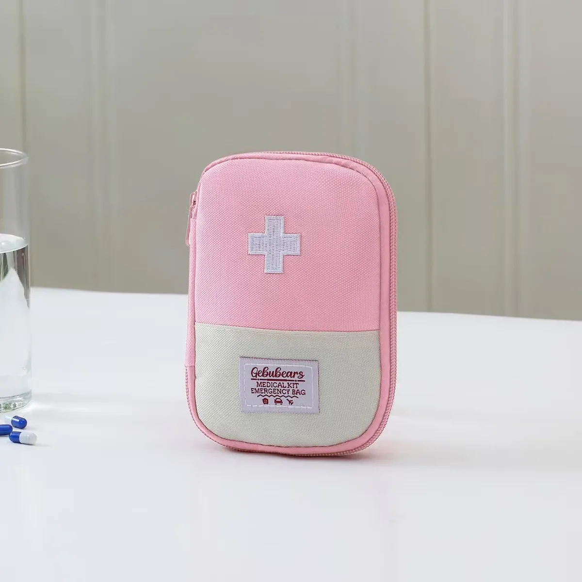 sac médical de voyage portable, trousse d'urgence pour la maison et l'extérieur, sac à médicaments personnel en tissu oxford, sac de rangement pour les voyages d'affaires