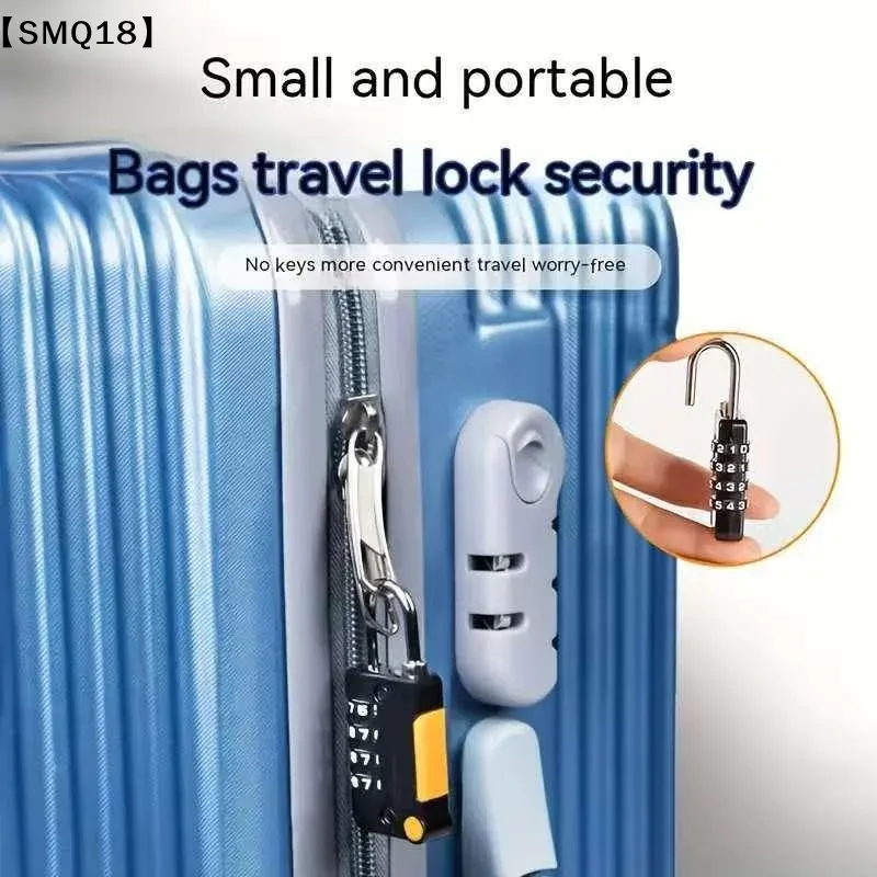 cadenas combinatoire multicolore chiffres quatre code réinitialisable anse métallique robuste protection voyage effets personnels scénarios divers