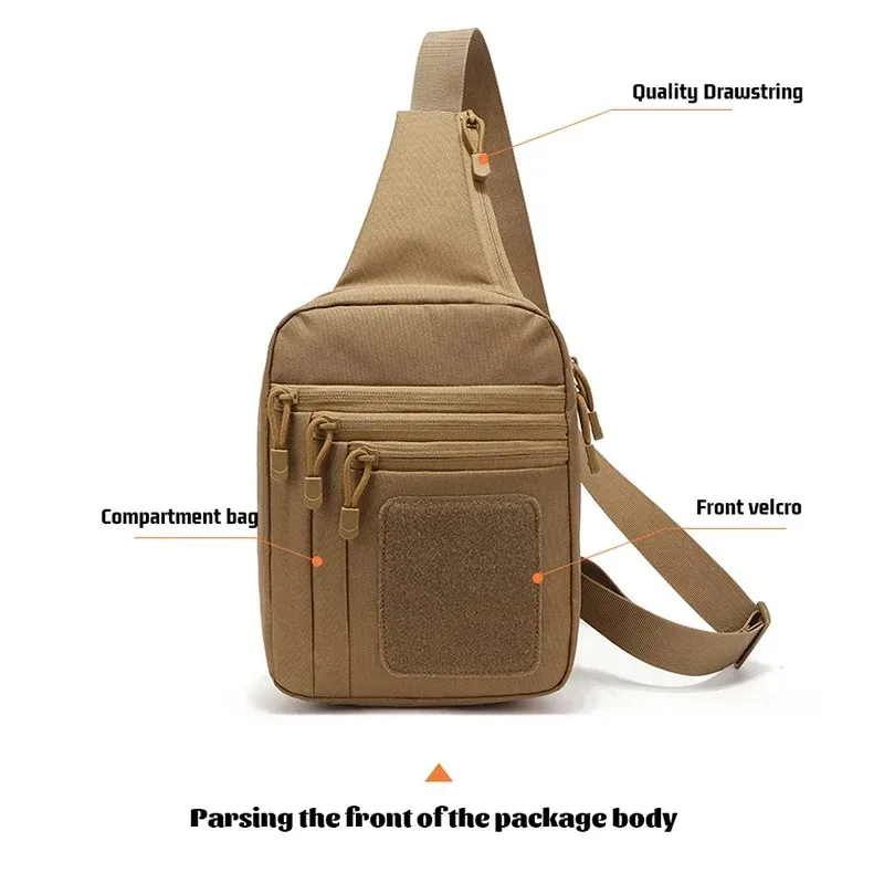 sac à bandoulière tactique pour pistolet, étui de transport dissimulé, sac à dos convertible pour pistolet de chasse et camping