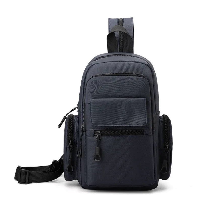 sac de poitrine multifonctionnel tendance, sac de poitrine pour le cyclisme, mini sac à dos pour homme, adapté au transport quotidien, aux sports de plein air et aux voyages