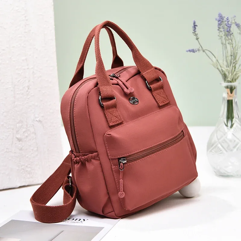 petit sac à dos de voyage pour femmes, sac de jour en tissu doux, joli style, sac de shopping pour filles, haute qualité
