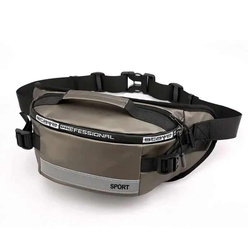 ceinture antivol de grande capacité pour hommes, sacs de taille ajustés, sac à bandoulière multifonctionnel en nylon, sac banane de poitrine, 2024