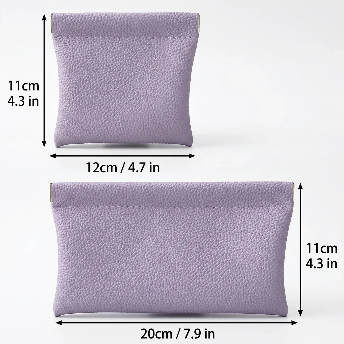mini sac à main de voyage en cuir pu à fermeture automatique, sans fermeture éclair, pochette de rangement multifonctionnelle pour clés, écouteurs, cartes, organisateur de sac à main pour hommes et femmes