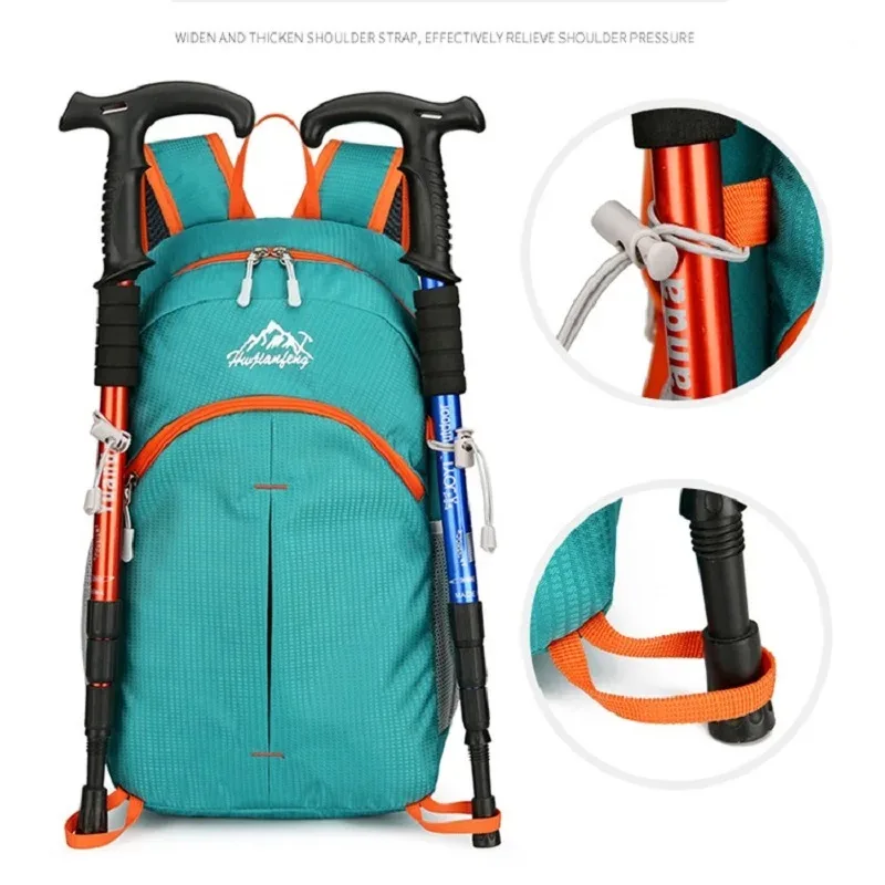 sac à dos de randonnée ultraléger unisexe, pliable, pour hommes et femmes, voyage en plein air, cyclisme, alpinisme, nylon