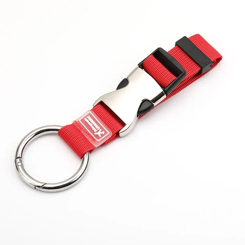 sangle de fixation multifonctionnelle pour bagages de voyage, sangle externe pour sac à dos, sangle portable en métal, ceinture de bagage réglable en nylon durable
