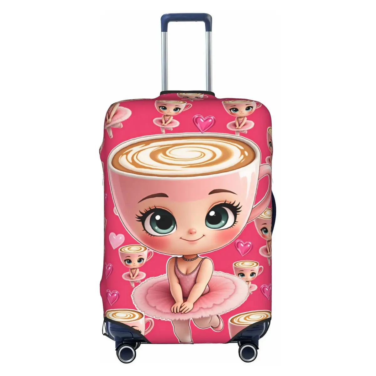 housse de protection élastique pour valise, motif humoristique italien tung tung tung sahur funk, convient aux valises de 18 à 32 pouces