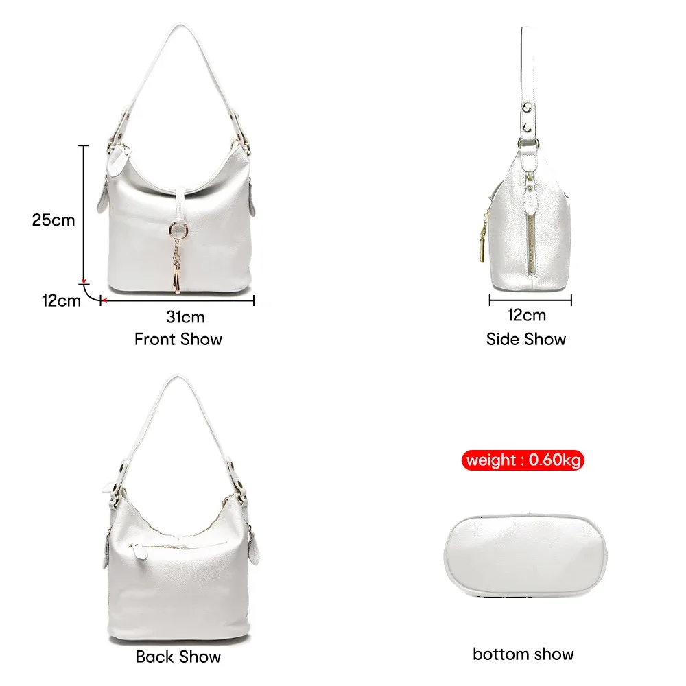 zency-sac à main élégant en cuir rouge pour femme, 100% group, hobo, charme, anneau, moyen, initié, jaune vif