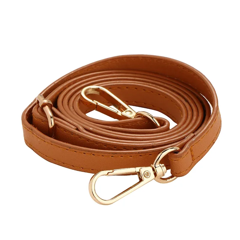 sangle de sac longue en cuir pu de 125cm, sangle de sac à bandoulière de 1.2cm de large, accessoires pour sacs à main, sangle de sac en pu de mode pour ceintures à bandoulière