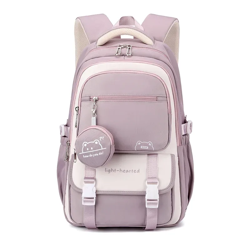 sacs à dos imperméables pour filles, sacs d'école pour enfants et adolescents, sacs à dos de voyage tendance, cartables imprimés pour enfants, mochila