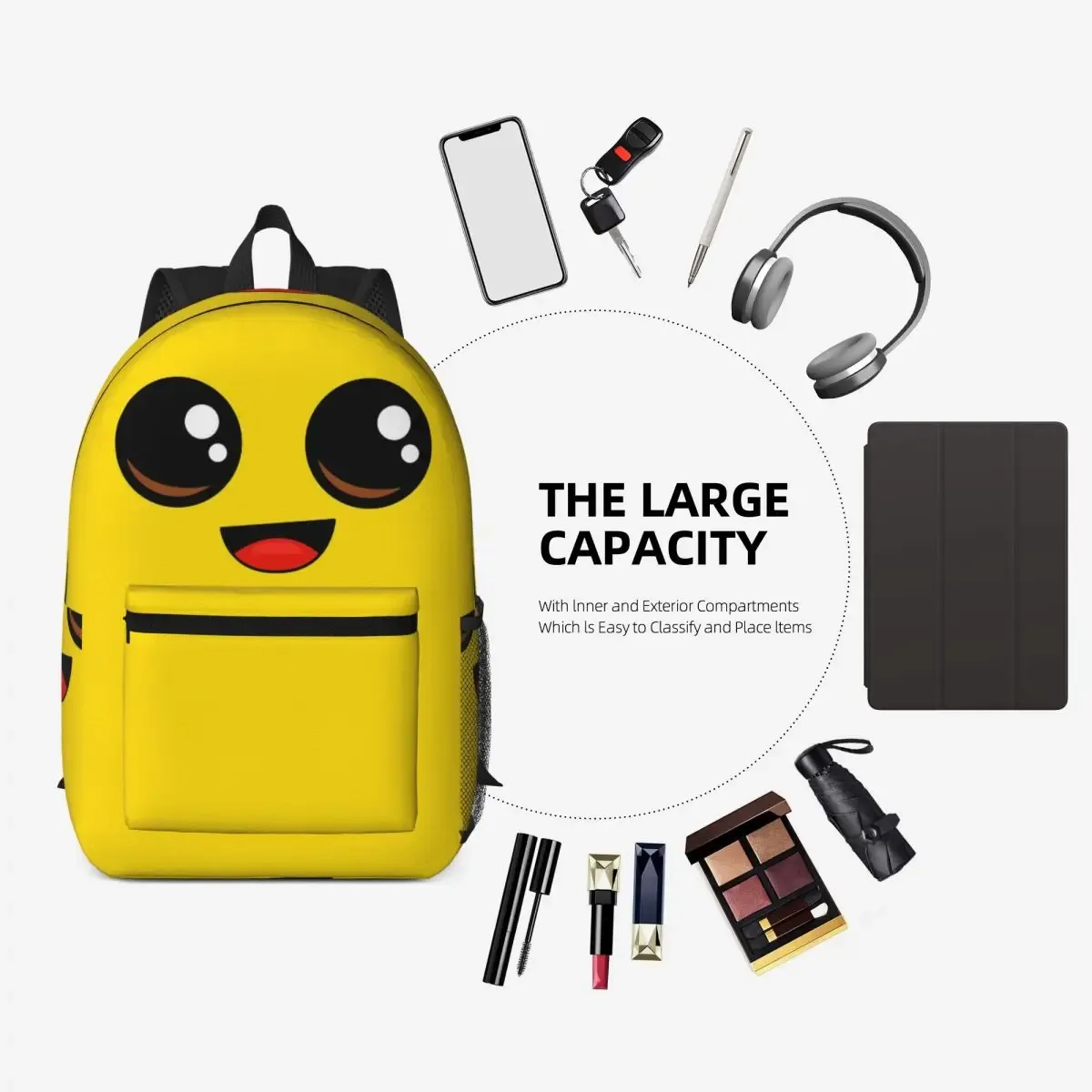 sac à dos banana peely battle royale pour garçons et filles, sac d'école pour enfants, sacs à bandoulière pour ordinateur portable pour hommes et femmes