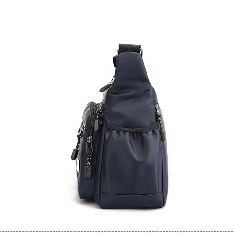 sac à bandoulière design oxford pour hommes, grande capacité, décontracté, poche multicouche, mode, simple épaule, sacoche de luxe