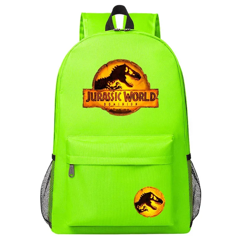 nouveau jurassic world dominion enfants sac d'école de haute qualité enfants étudiant sac à dos cartable adolescent ordinateur portable sacs à bandoulière