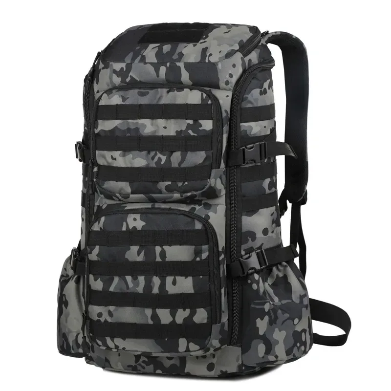 40l sac à dos tactique randonnée hommes fans en plein air camouflage sac à dos grand alpinisme camping multi-fonctionnel sac de sport