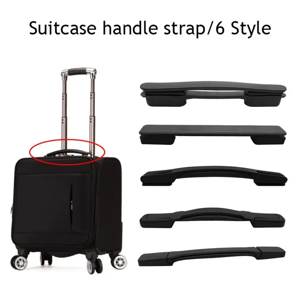 Poignée de bagage noire universelle, poignée de chariot, poignée de valise, remplacement de sac, voyage, accessoires de sac