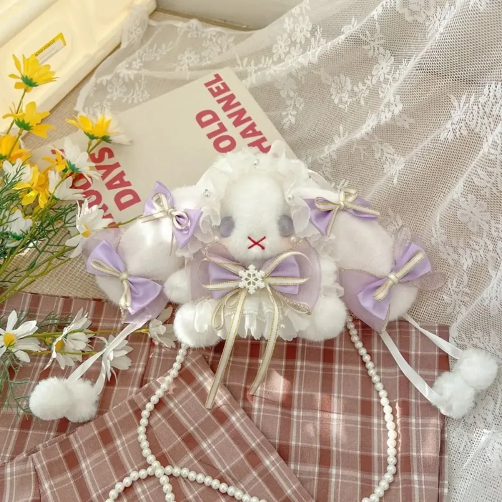 y2k coréen kawaii chat lolita sac mignon pu sac à bandoulière filles poche transparente harajuku sac à bandoulière femmes mode sacs à dos