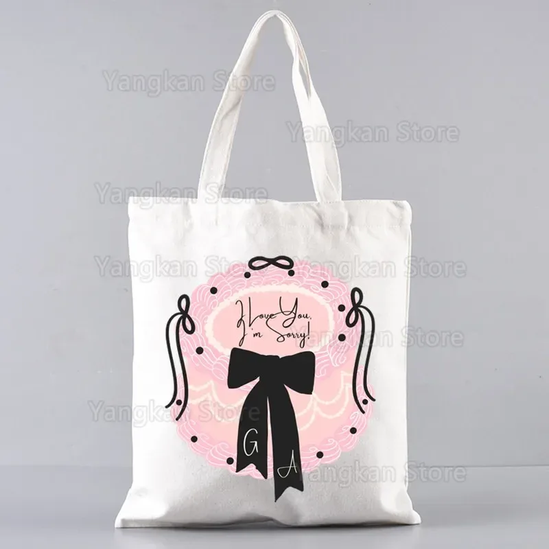 gracie abrams femmes toile sac fourre-tout eco sac à provisions grande capacité sac à bandoulière pour femmes femme pliable plage shopper sac