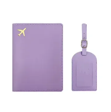 étiquette bagage cuir gravé avion doré gris orange beige noir rouge kaki rose vert voyage identité