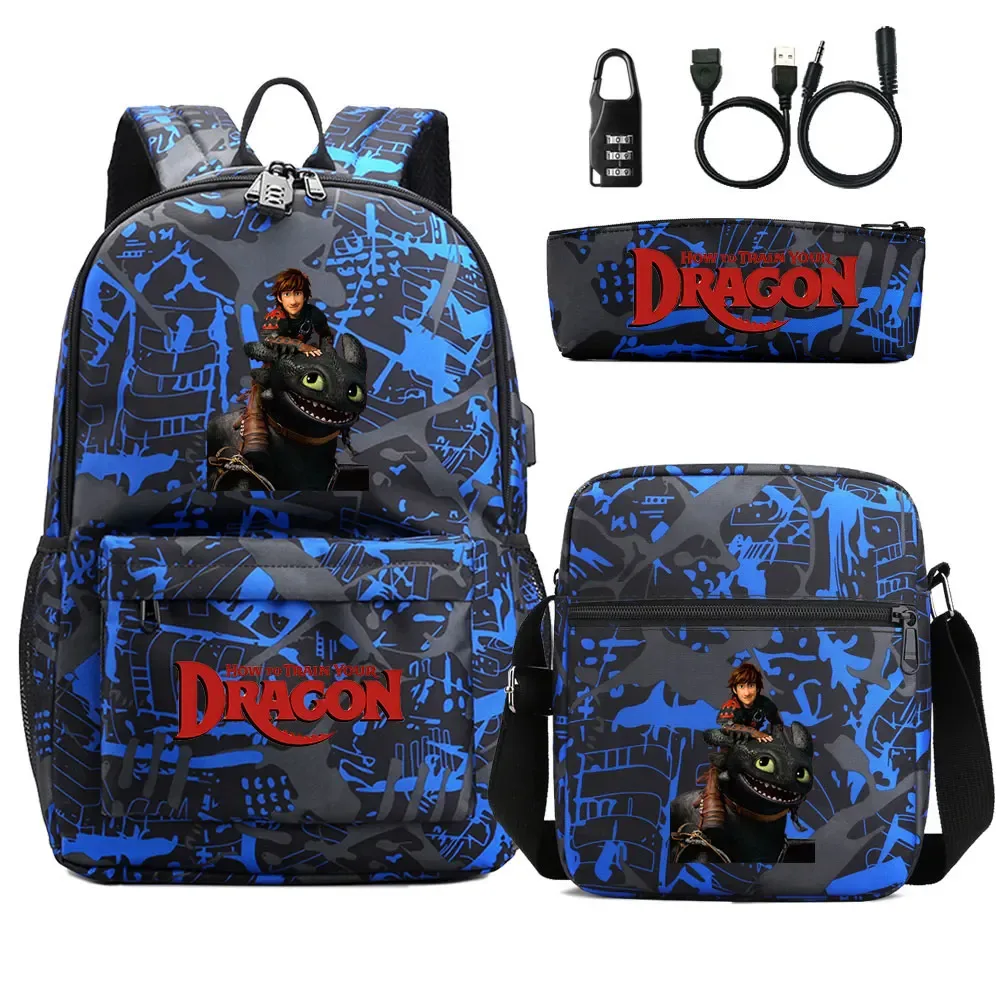sac dos oxford université logo how to train your dragon motif dragons poche téléphone portable bandoulière arquée fermeture éclair usage enfant voyage