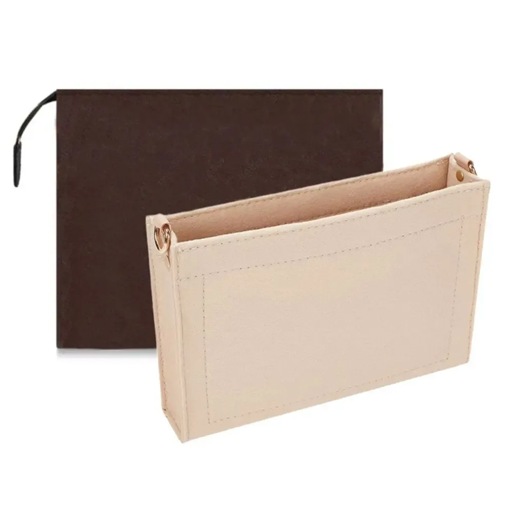 sac à main en feutre bien rangé, sac d'insertion, support de rangement de cosmétiques, doublure de sac d'organisation, organisateur pour lv 19/26
