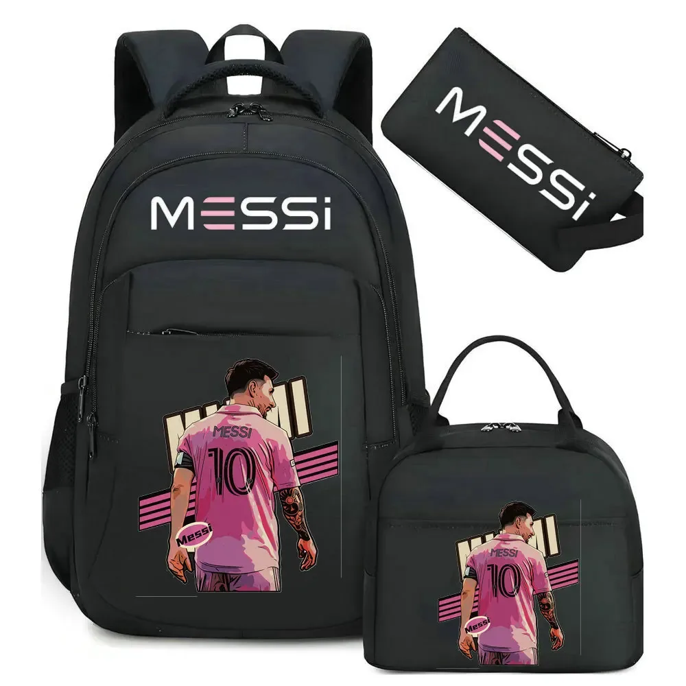 sac à dos imprimé messi, sac à dos de sport, de football, décontracté, pour femmes et hommes, sacs d'école harajuku, sacs d'école pour femmes et hommes, mochilas de voyage