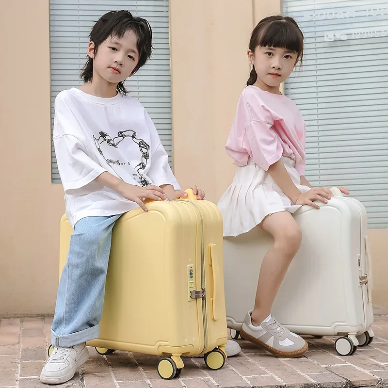Valise de Voyage Légère à Roulettes pour Enfant, PoinValise à Roulettes Silays euses, Dessin Animé