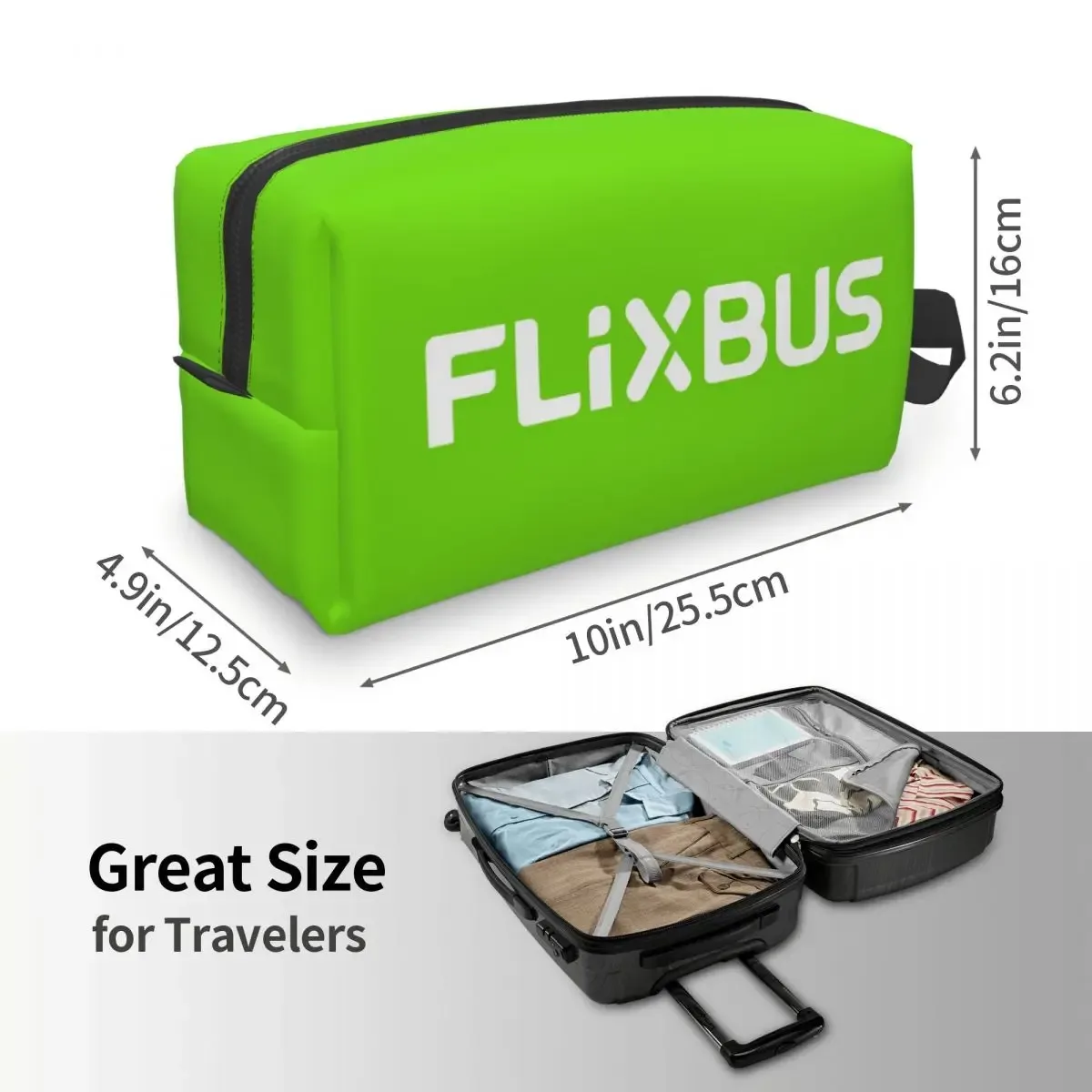 trousse de maquillage flixbus, organisateur cosmétique, trousse de toilette, trousse de voyage pour femmes, beauté