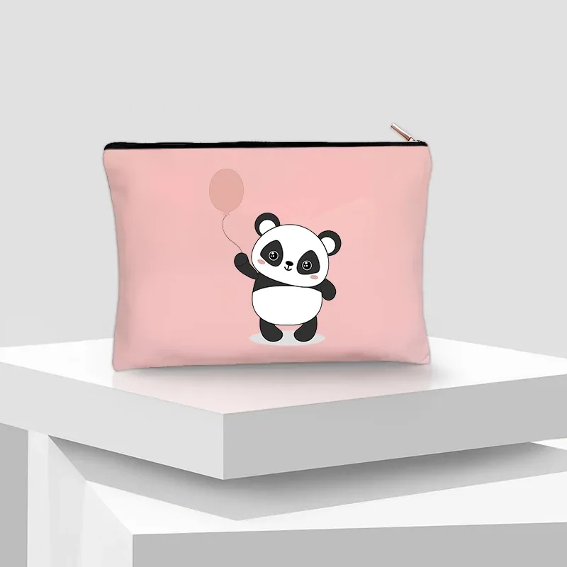 kawaii panda trousse à cosmétiques enfants voyage nécessité toilette sac à couches pochette de maquillage pour jolies filles anniversaire nouvel an cadeau