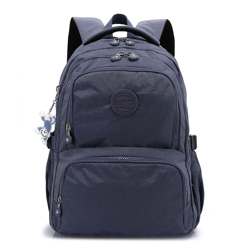 tegaote sac à dos de voyage pour hommes, sac à dos en nylon imperméable, mochila feminina, sacs d'école pour adolescents, garçons et enfants