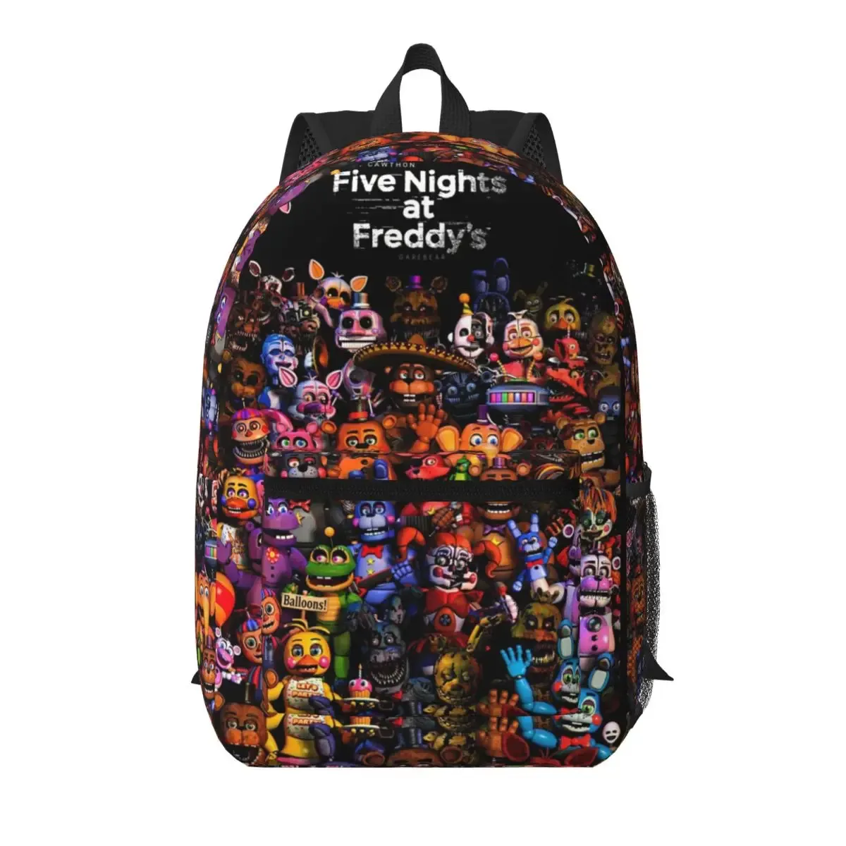 five n ights at freddy's fnaf sac à dos pour étudiants, sac d'école, sac à dos de randonnée, sac de voyage pour hommes et femmes, sac à bandoulière