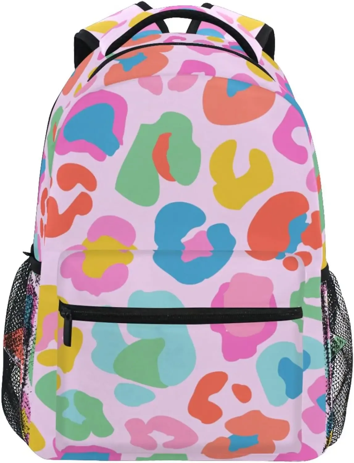 l'école commencez le meilleur vendeur! sac à dos imprimé léopard bleu, motif animal tendance, sac élégant pour les fans de style audacieux