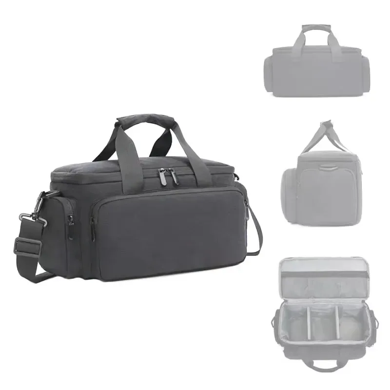 sac de voyage pour appareil photo, sac à bandoulière résistant à l'eau et aux chocs pour appareil photo sans miroir avec séparateurs amovibles et bandoulière