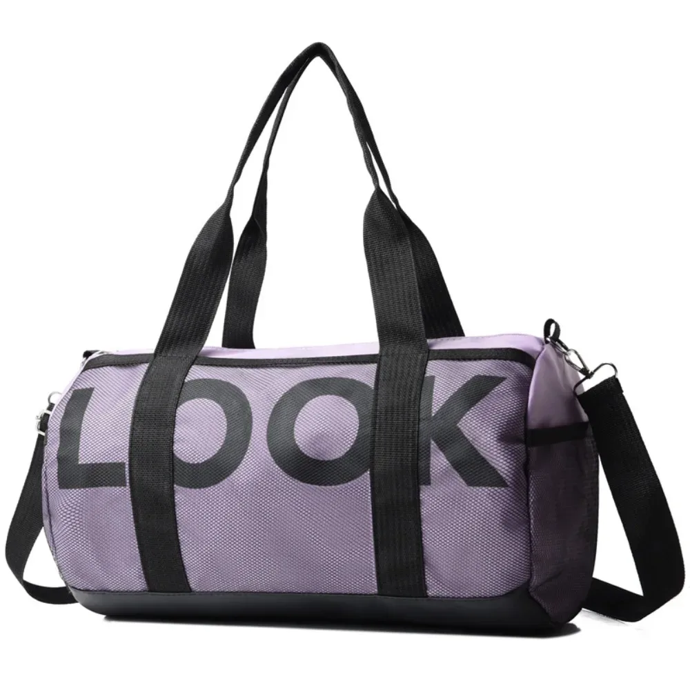 sac de voyage en nylon tendance, grande capacité, motif look, sac à main de sport imperméable et robuste, sac à bandoulière pour homme et femme
