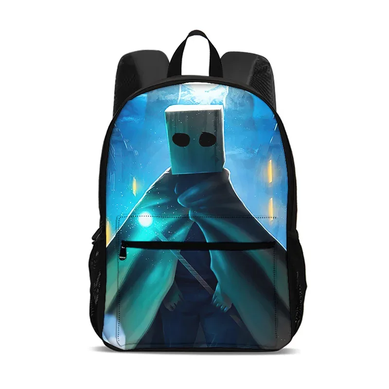 sac à dos little nightmares, sac pour ordinateur de grande capacité, léger, imprimé de dessins animés, nouveau style scolaire pour les étudiants et les étudiantes