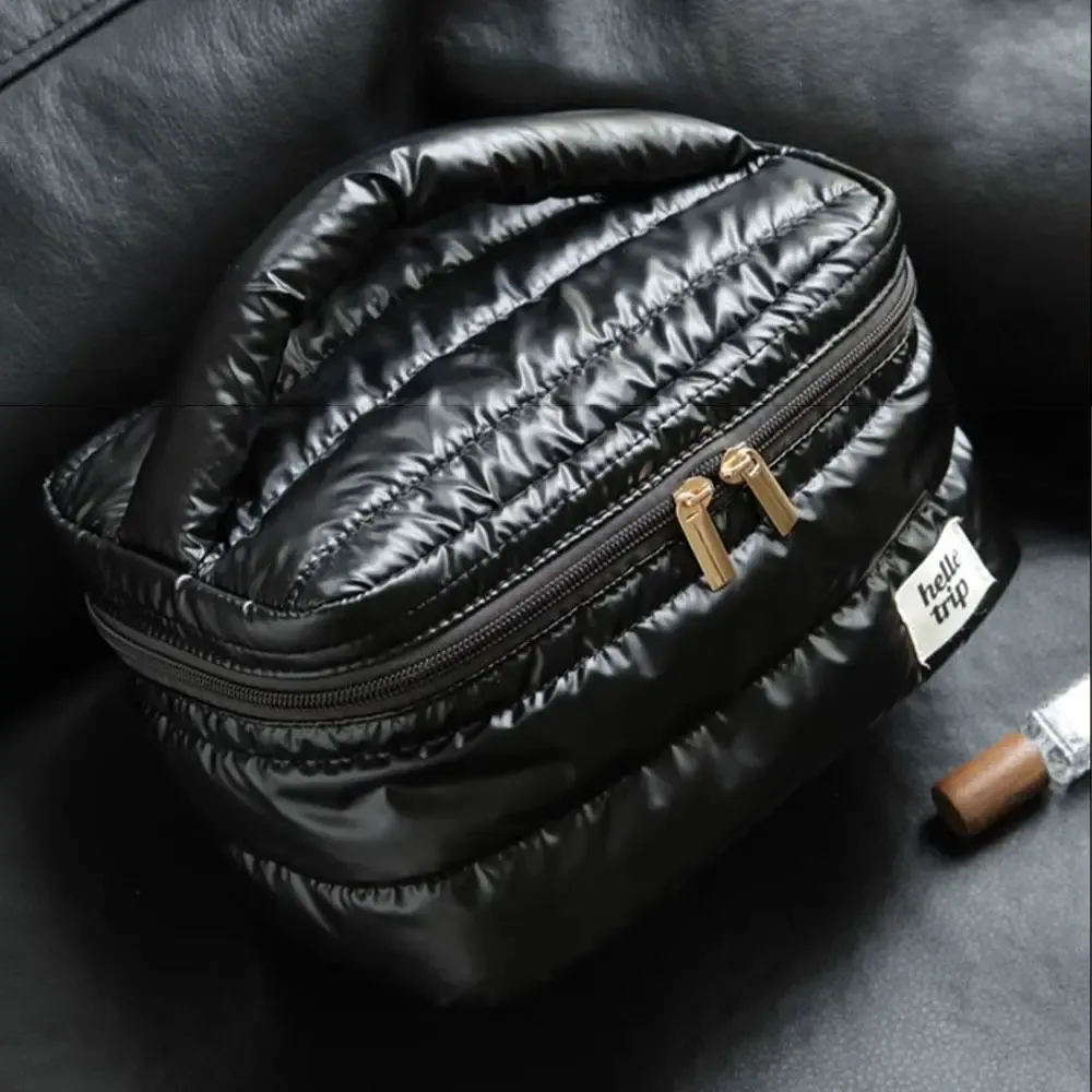 sac de maquillage grande capacité tendance, organisateur de voyage portable, trousse de toilette multifonctionnelle
