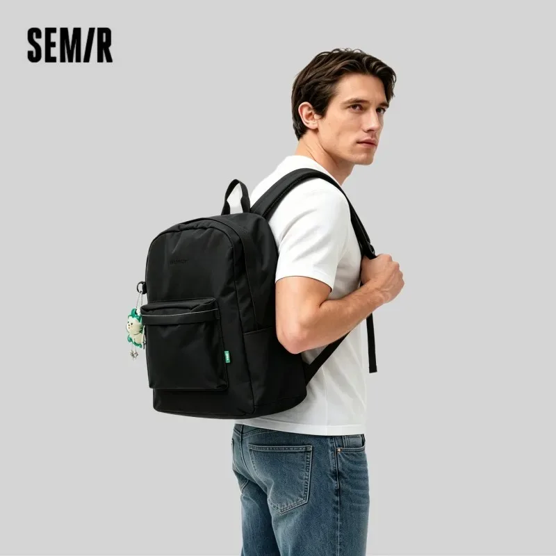 semir sac à dos hommes 2025 nouveau campus étudiant sac grande capacité compartiment pour ordinateur portable couleur bloc conception en plein air voyage sac à dos