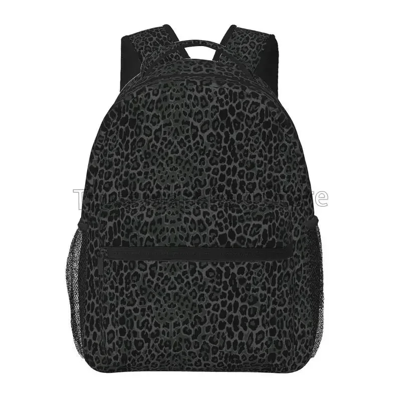 sacs à dos de voyage imprimés léopard noir, sac d'école léger, sac à livres pour étudiants, sac à dos unisexe pour ordinateur portable, pour voyage, randonnée, camping