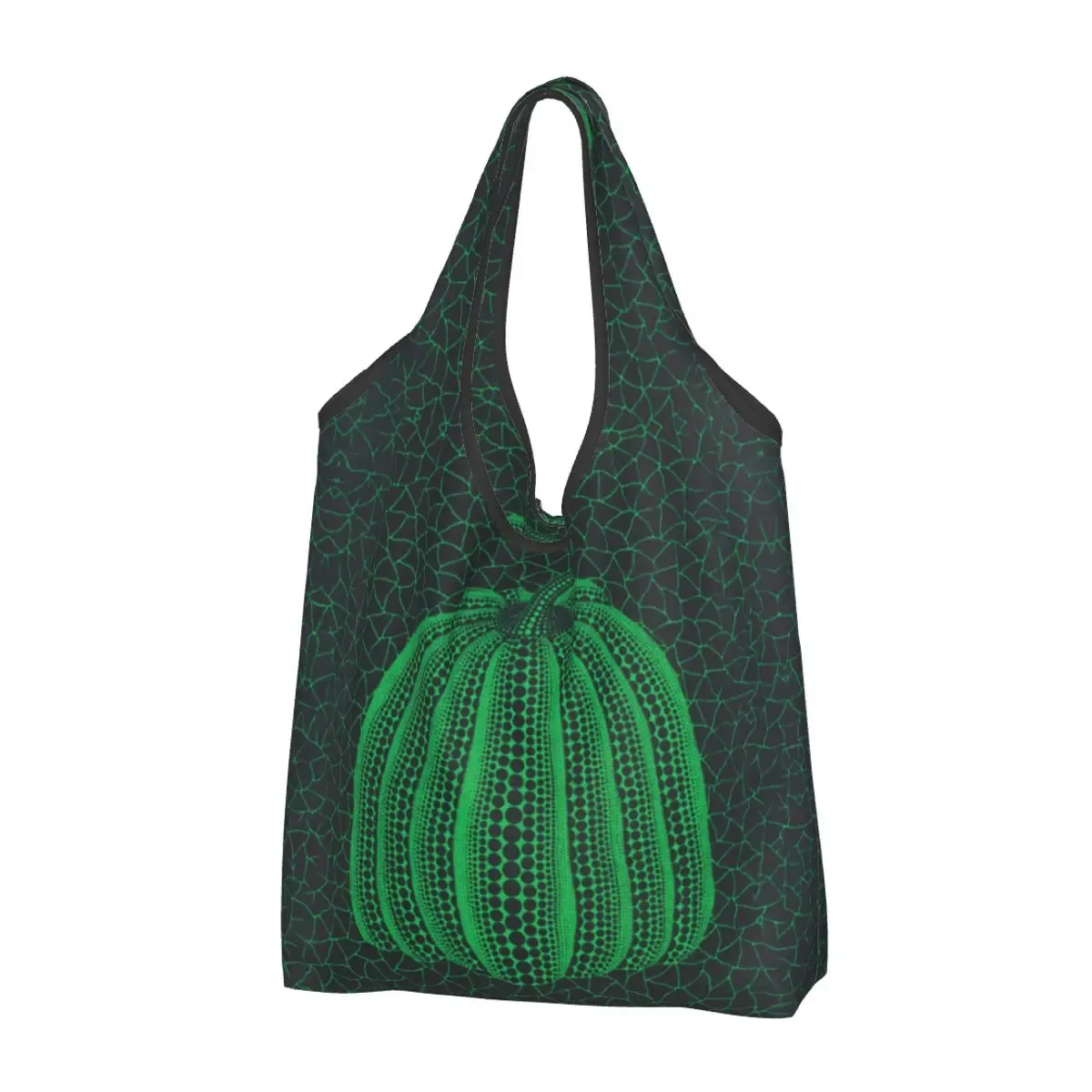 sacs à provisions personnalisés pour femmes, sacs fourre-tout d'épicerie portables, grande capacité, germination yayoi kusama