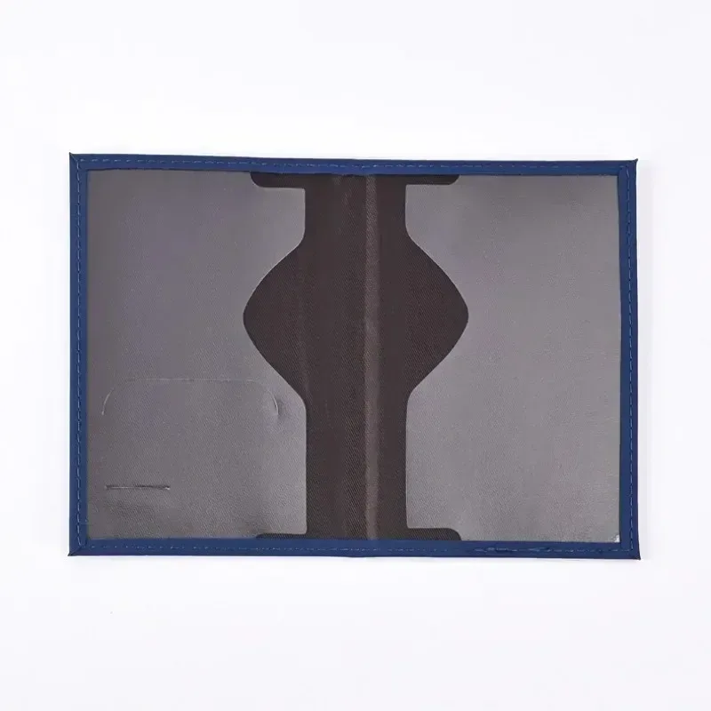 porte-passeport en cuir pu pour hommes et femmes, étui à la mode pour cartes de visite, protection d'identité, sac de couverture de passeport en poudre, 1pc