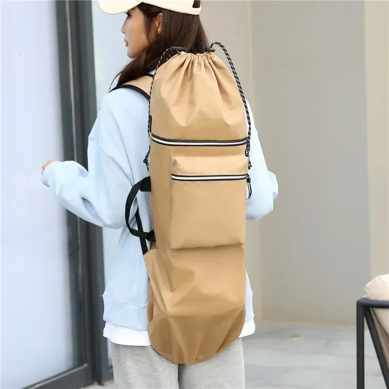 sac de skateboard à double bascule, léger et étanche, sac de yoga, fitness, planche de surf, grande capacité, sac à bandoulière