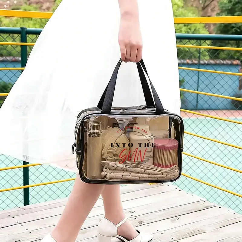 sac de toilette étanche en pvc, arirang world tour 2026, sac de rangement de plage transparent, cadeau pour les fans de kpop, album into the sun