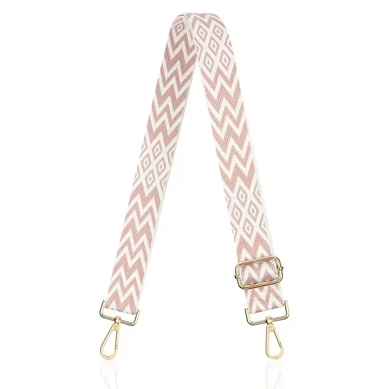sangle de sac en nylon/coton pour femmes, sangles colorées pour bandoulière, accessoires de sac à bandoulière, ceintures réglables, sangles de sac à main
