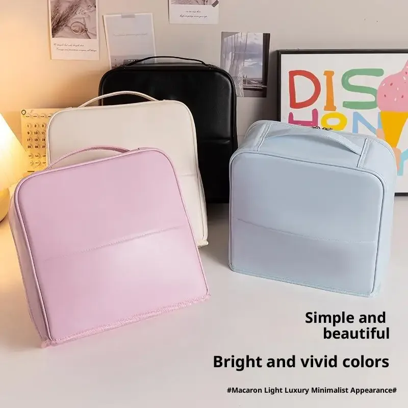 grande trousse de toilette imperméable à grande capacité pour femmes, organiseur de maquillage de voyage