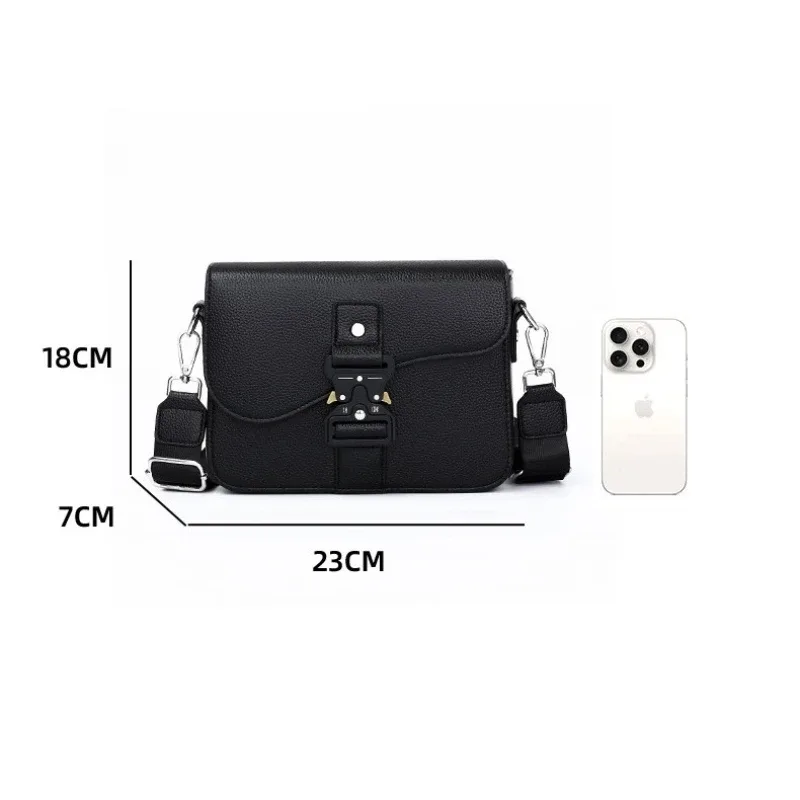 sac bandoulière élégant pour homme haut de gamme en cuir pu, sac à bandoulière minimaliste pour affaires, parfait pour les trajets quotidiens et les voyages