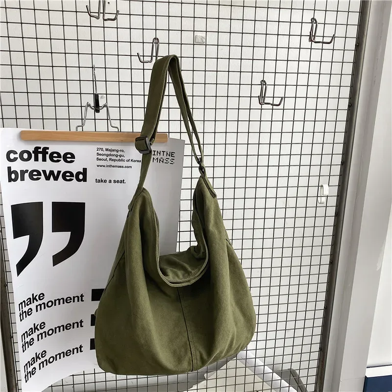 cgcbag 2024 sac à bandoulière femmes shopper toile sac fourre-tout femme solide simple grande capacité sacs à bandoulière femmes sacs à main de créateur