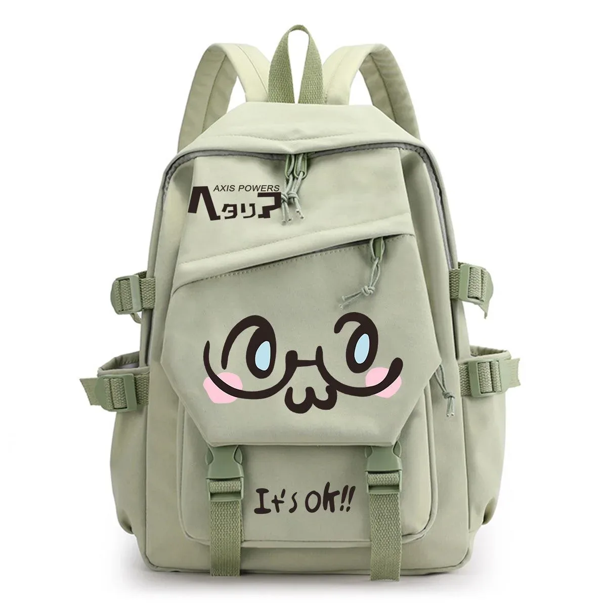 sac à dos axis power hetalia sac à dos d'école pour étudiants, imprimé de dessins animés mignons, léger, grande capacité, pour hommes et femmes, sacs à dos de voyage