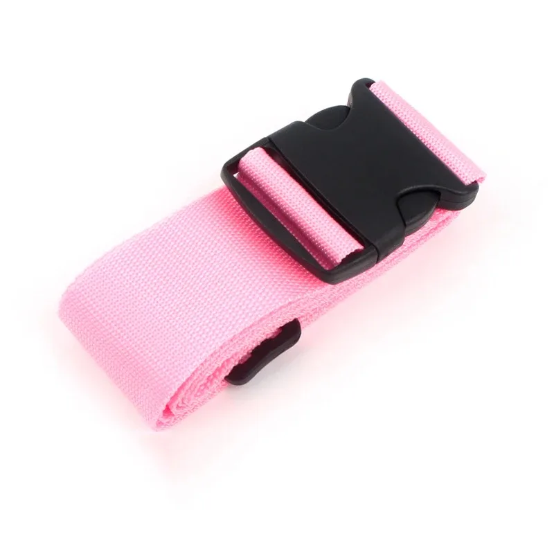 sangle de bagage en nylon réglable, 1 pièce, sangle à boucle pour valise de voyage, accessoires de voyage, emballage de valise, ceinture de sécurité