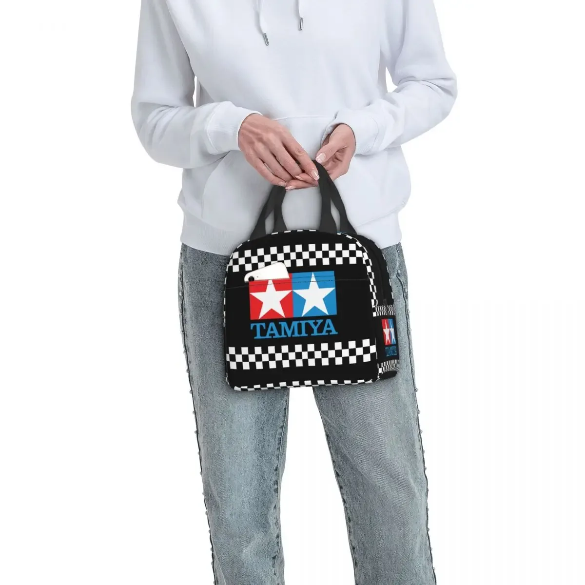 tamiyas – sac fourre-tout isolé personnalisé pour femmes, réutilisable, chaud, refroidisseur, sac à déjeuner thermique, voyage, nourriture, conteneur de pique-nique