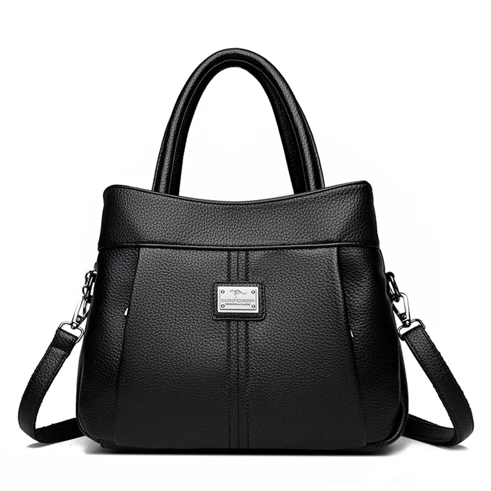 sac à bandoulière en cuir de haute qualité pour femme, sacs à poignée supérieure, sacs à main pour femme, sac messager, designer de luxe, initié