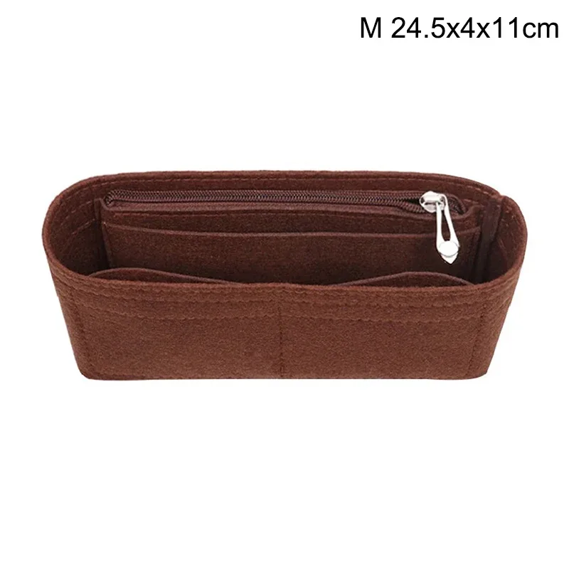 〔ys1〕1pc organisateur de sac en feutre, organiseurs de maquillage, doublure parfaite pour les sacs à main de marque pour femmes et les trousses de maquillage
